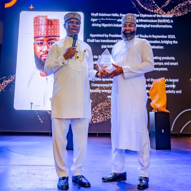 NASENI’s EVC Wins New Telegraph Newspapares Award for Outstanding Service in Innovations and Reforms